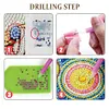 DIY Diamond Painting 7 Color Night Light Lamp Home Decoration Ornament Gift Kit(Christmas Tree)