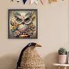 Oiseau-Peinture sp&eacute;ciale partielle au diamant-30 * 30cm