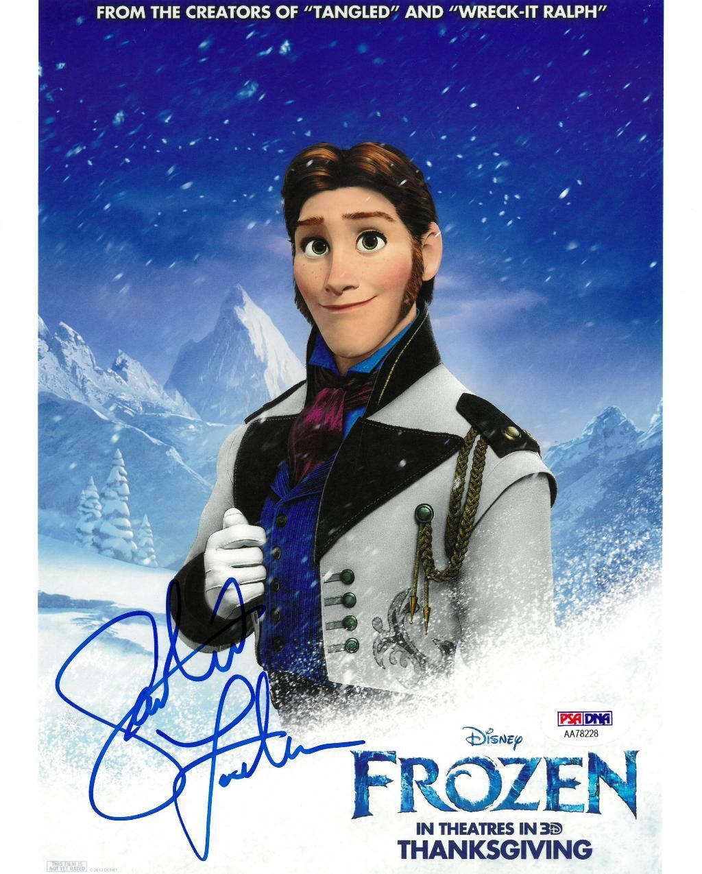 Santino Fontana Signed Frozen Authentic Autographed 8x10 Photo Poster painting PSA/DNA #AA78228