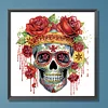 Diamond Painting-DIY Crystal Rhinestone Halloween Skull