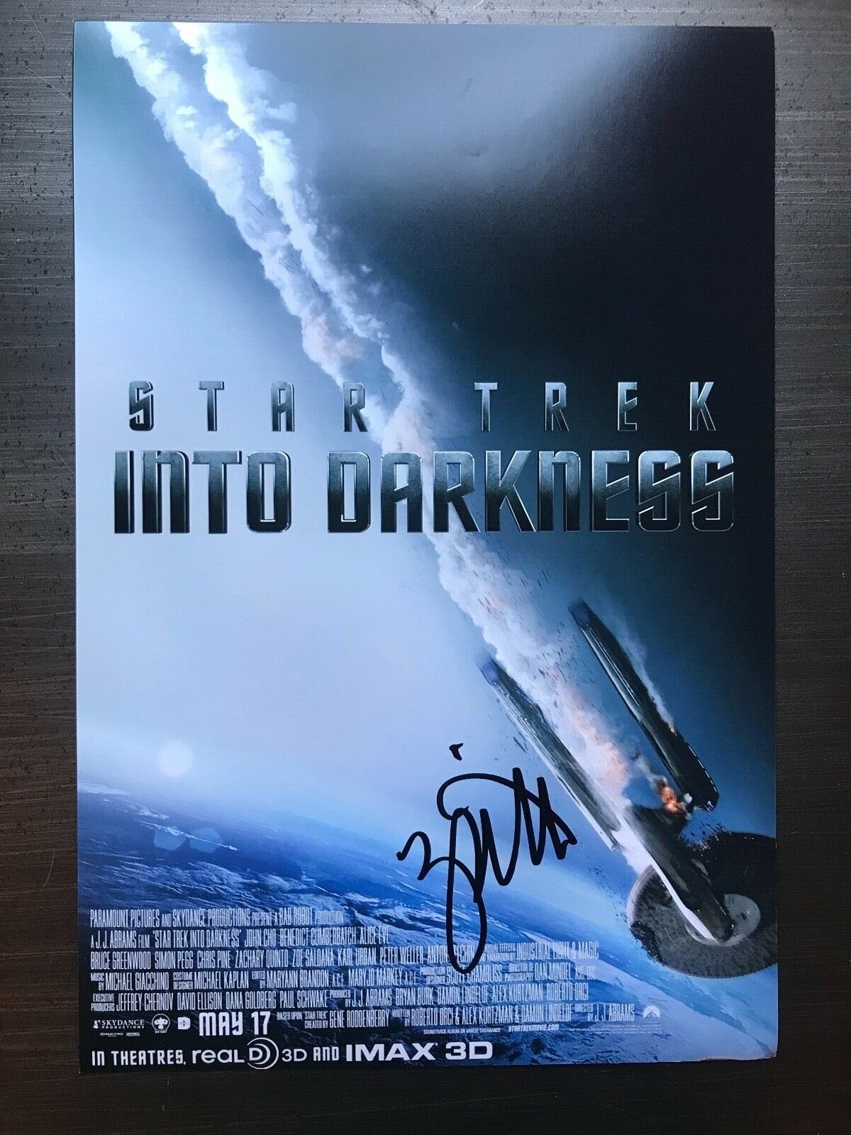 * ZACHARY QUINTO * signed autographed 12x18 Photo Poster painting poster * STAR TREK * 2