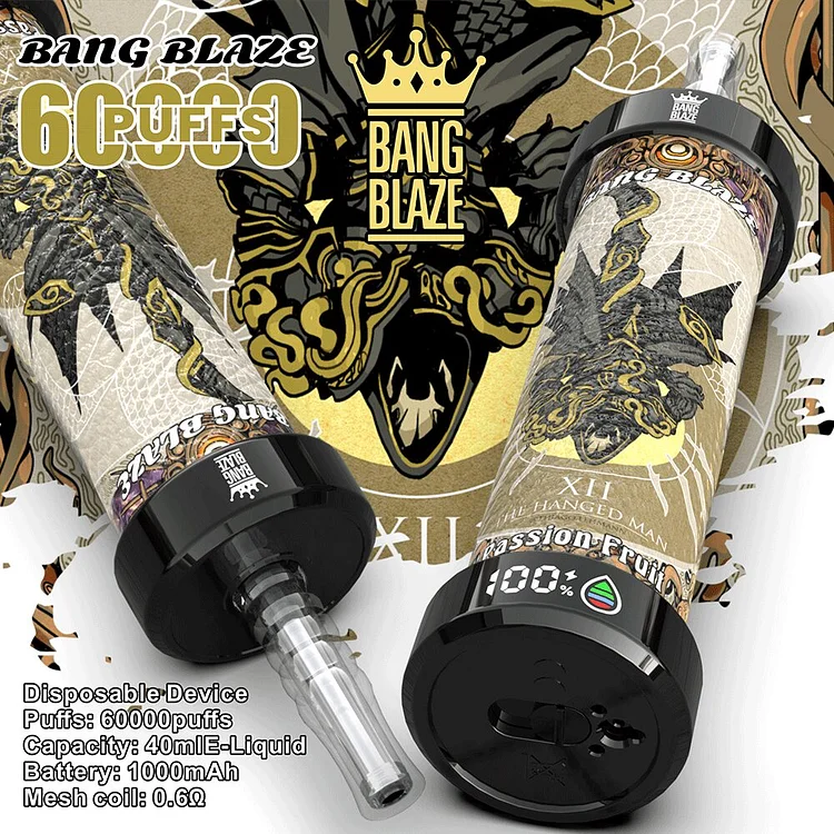 Bang Blaze 60k 60000 Puffs Latest Original LCD Display mysite www.vapeshoppromax.com