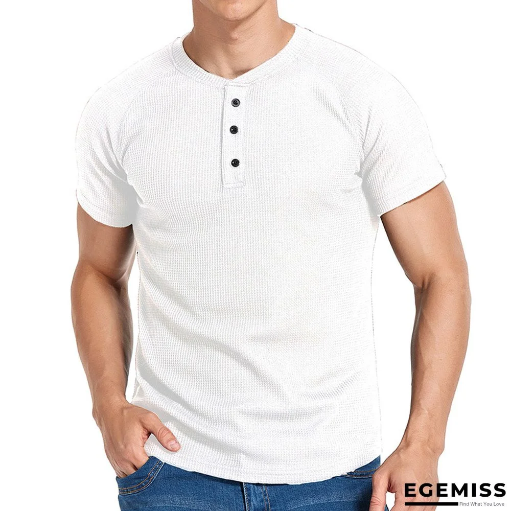 Men's Wear Solid Color Foreign Trade Large Heavy Round Neck Clothes | EGEMISS