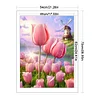 Tulip - 9CT Full Beaded Cross Stitch Kit(44x62cm)