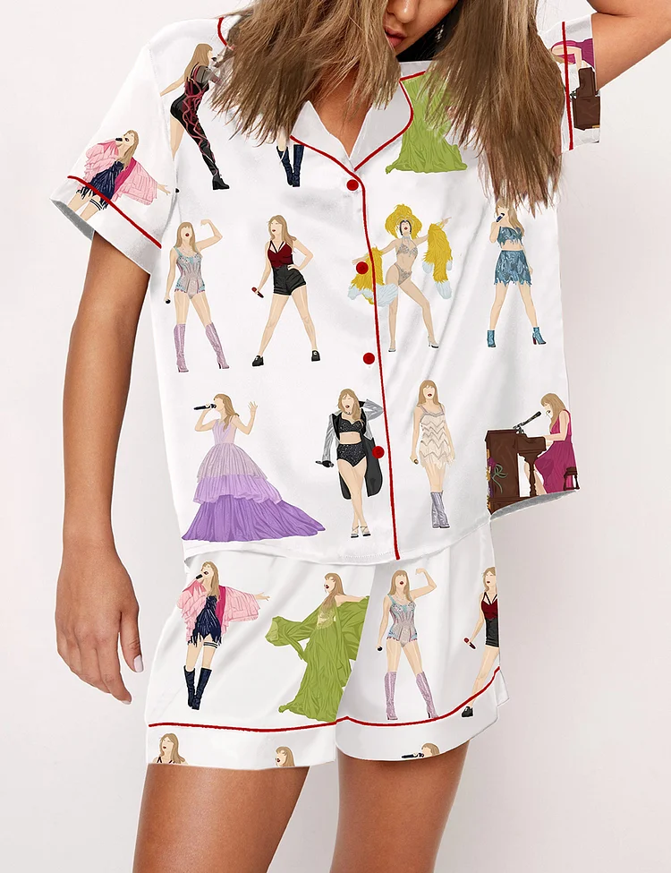 Women&rsquo;s Showgirl Eras Tour Inspired Outfits Pajama Set