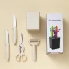 5-Piece Kitchen Tool Set With Storage Stand,Fruit Peeler Combination