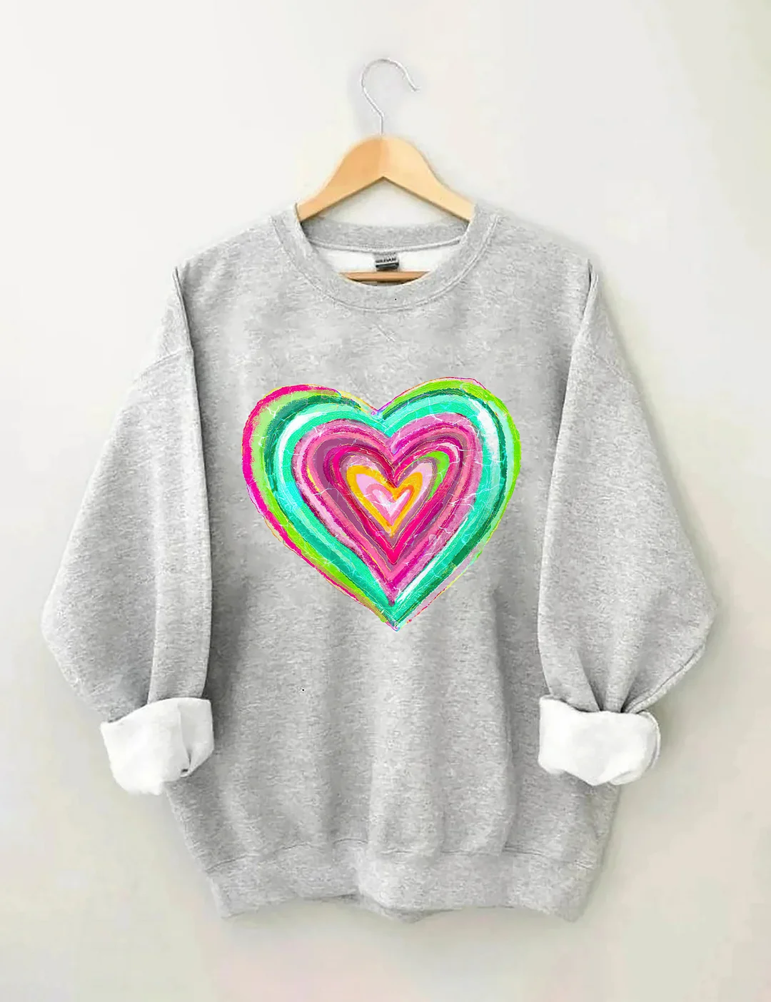 Valentines Day Colourful Love Sweatshirt