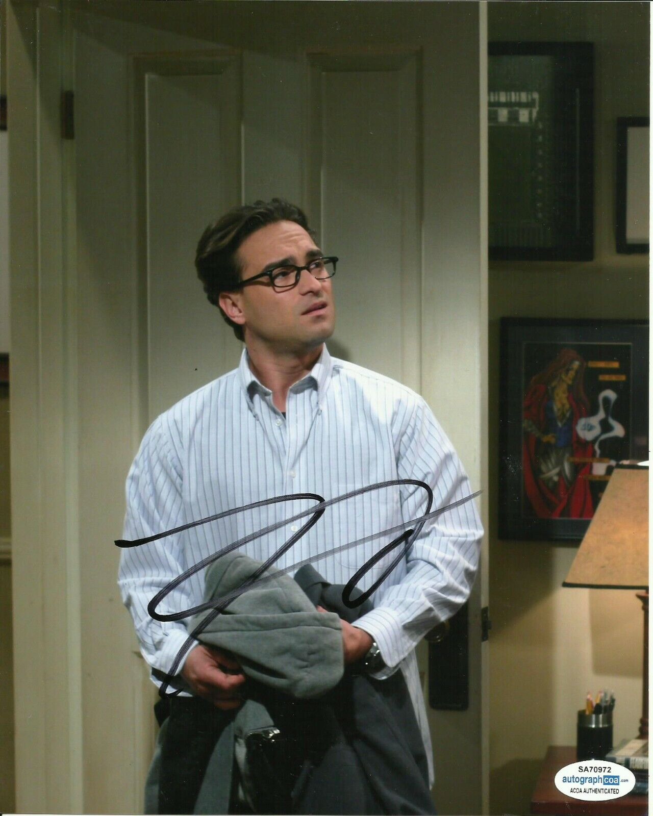 JOHNNY GALECKI SIGNED BIG BANG THEORY Photo Poster painting UACC REG 242 (12) ALSO ACOA CERT