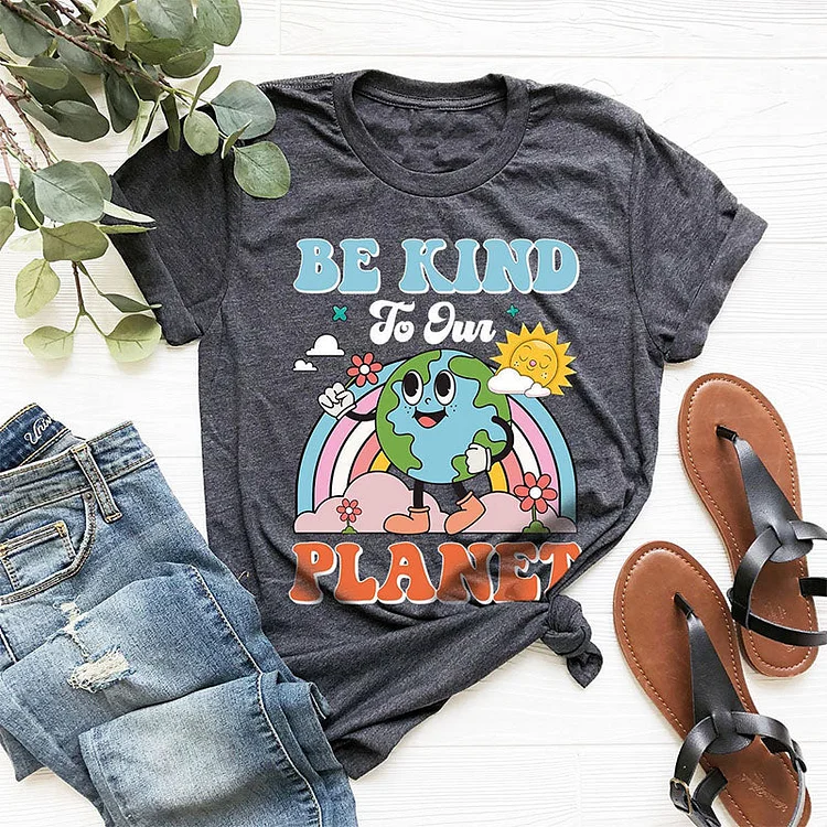 Earth Day Be Kind To Our Planet T-shirt socialshop