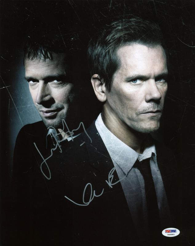 Kevin Bacon & James Purefoy - The Following Signed 11X14 Photo Poster painting PSA/DNA #T46983