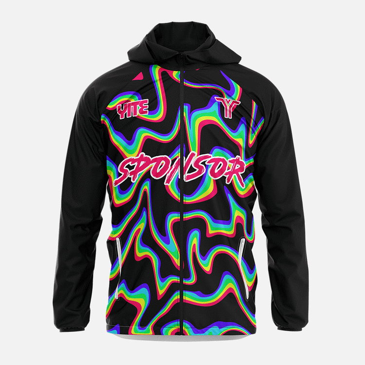 YITE |LF24-001- Black And Pink Windbreaker Jacket