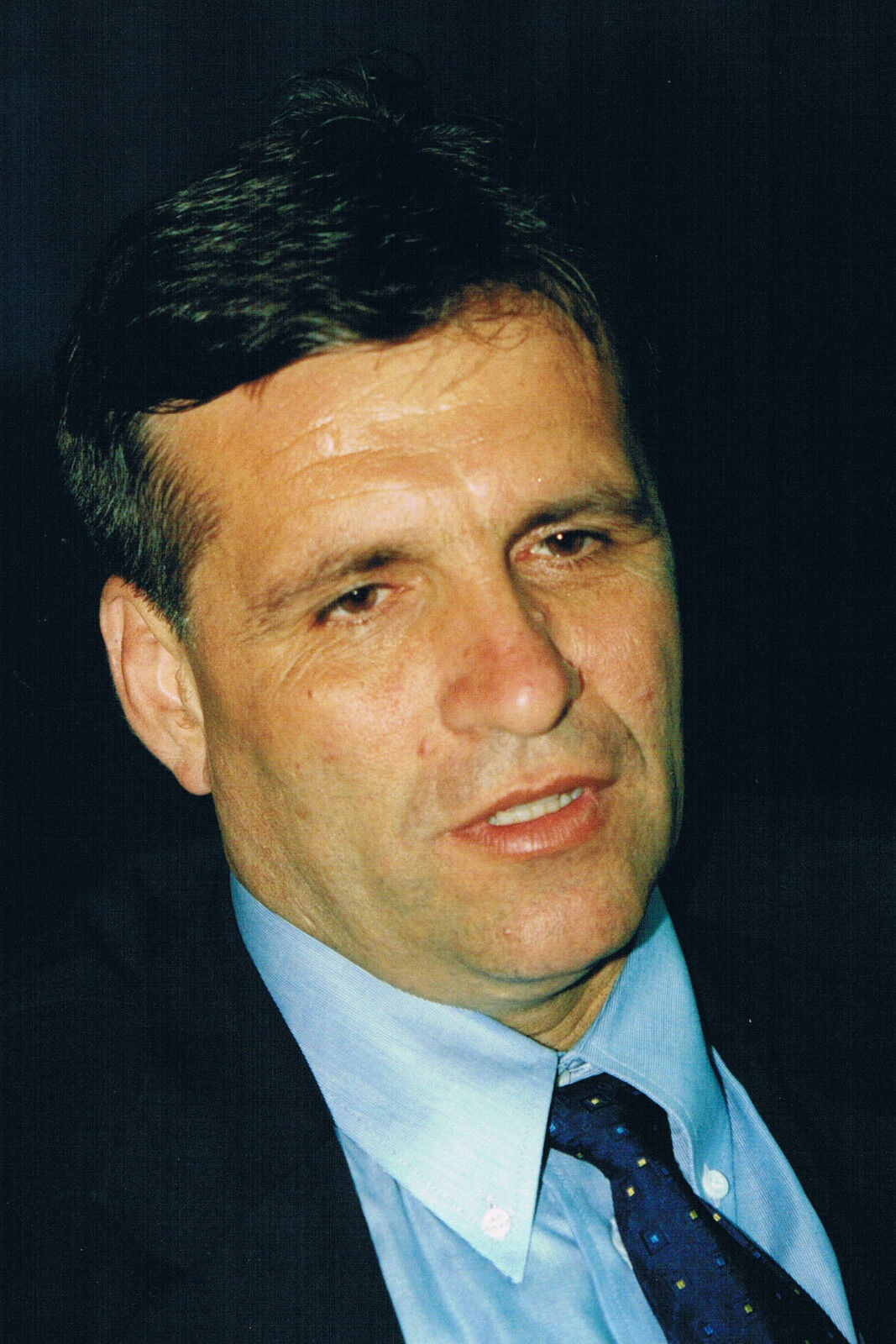 Macedonia President Boris Trajkovski 1956-2004 autograph verso signed 5x7 Photo Poster painting
