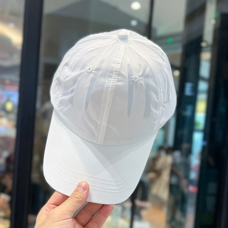 Men and Women Quick-drying Baseball Cap Outdoor Light Board Sunscreen Summer Breathable Casual Sun Hat Solid Color Visor Hats