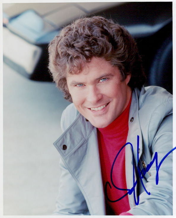 David Hasselhoff (Knight Rider) signed 8x10 Photo Poster painting COA