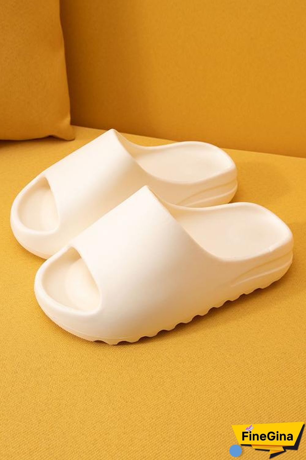 Open Toe Chunky Footbed Slippers