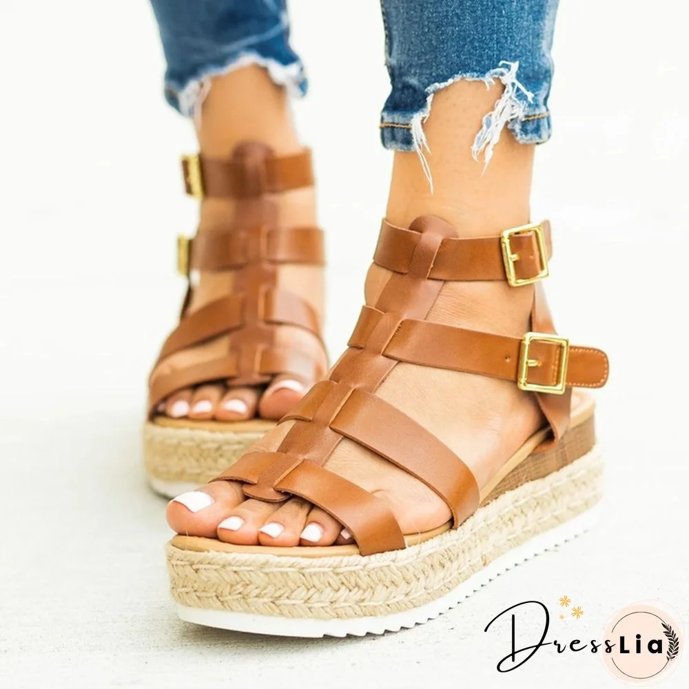 Woman Sandals Wedges Shoes For Women High Heels Sandals Summer Shoes Fashion Chaussures Femme Platform Sandals