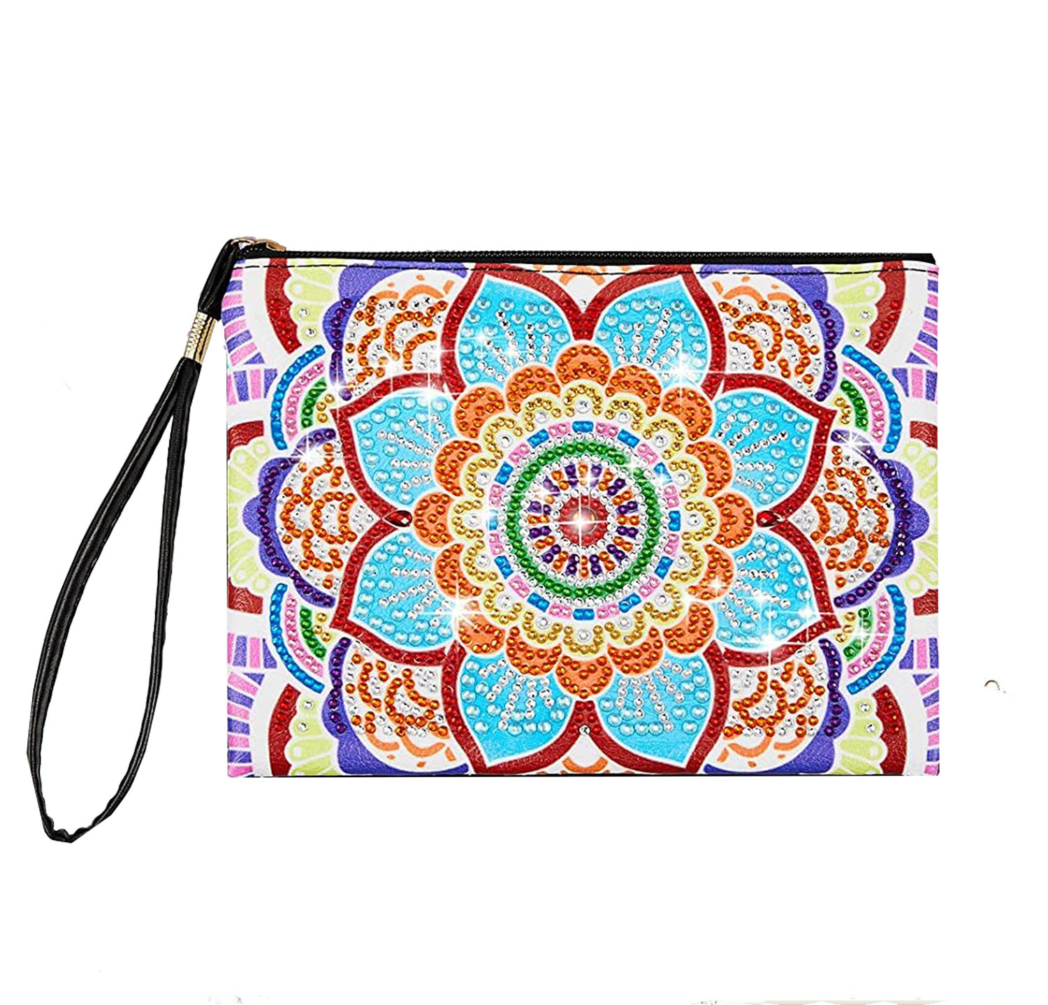 Cross Mirror SHEIN 5D DIY Diamond Painting Handbag Makeup Bag Mandala Style Handmade Diamond Artiste