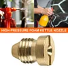 Car Wash Nozzle 1.0/1.1/1.15mm Foam Orifice Nozzle Yellow Car Wash Cleaning Tool