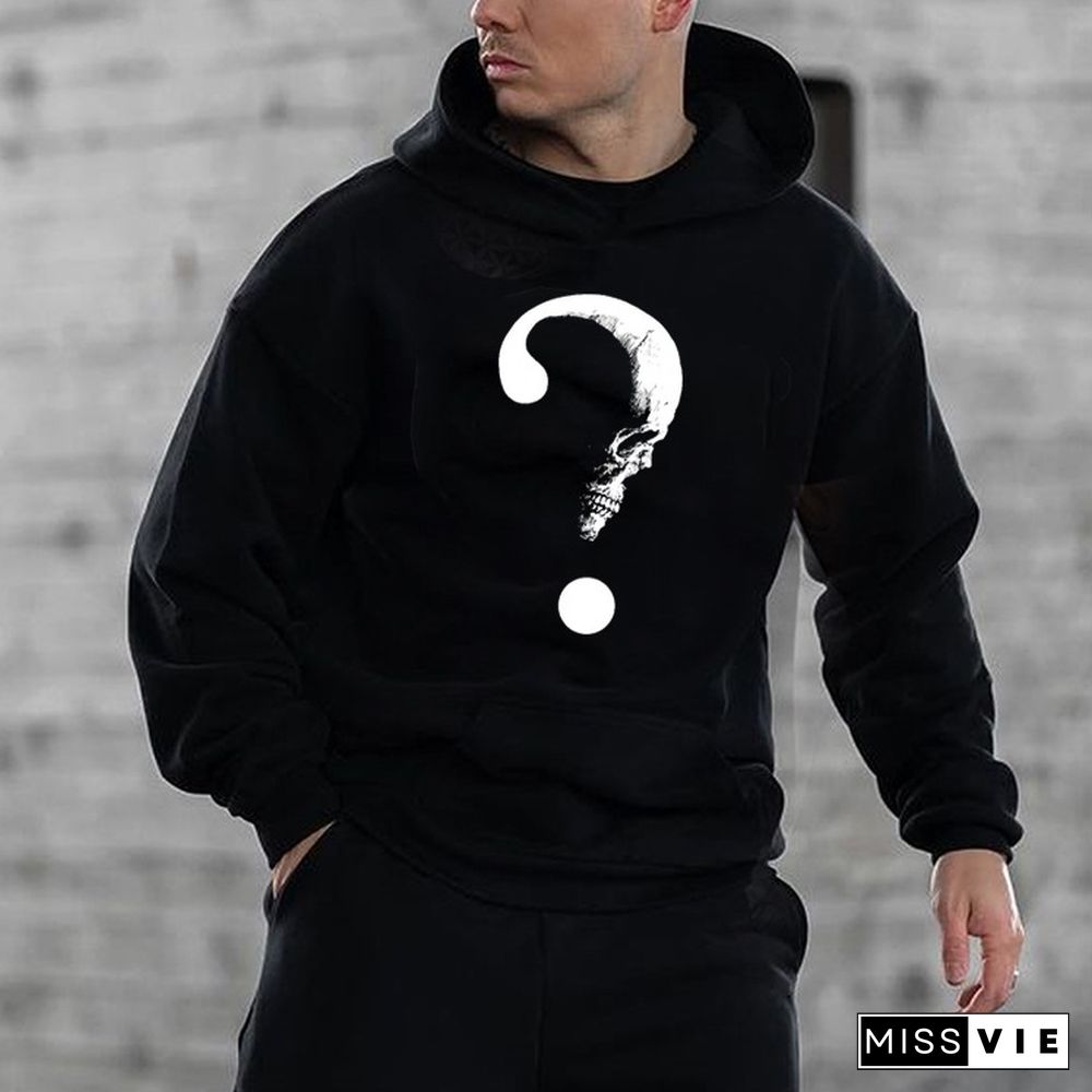 Fashion Trend Printed Pullover Hoodies