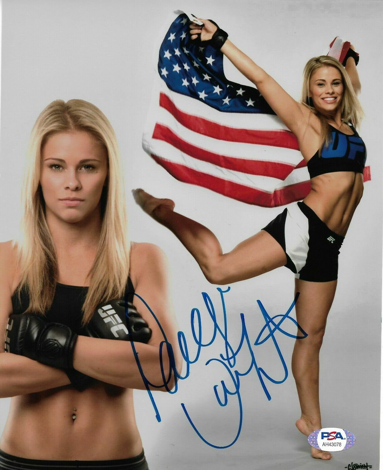 PAIGE VANZANT SIGNED 8x10 Photo Poster painting PSA/DNA COA MMA UCF FIGHT NIGHT PVZ SEXY 2