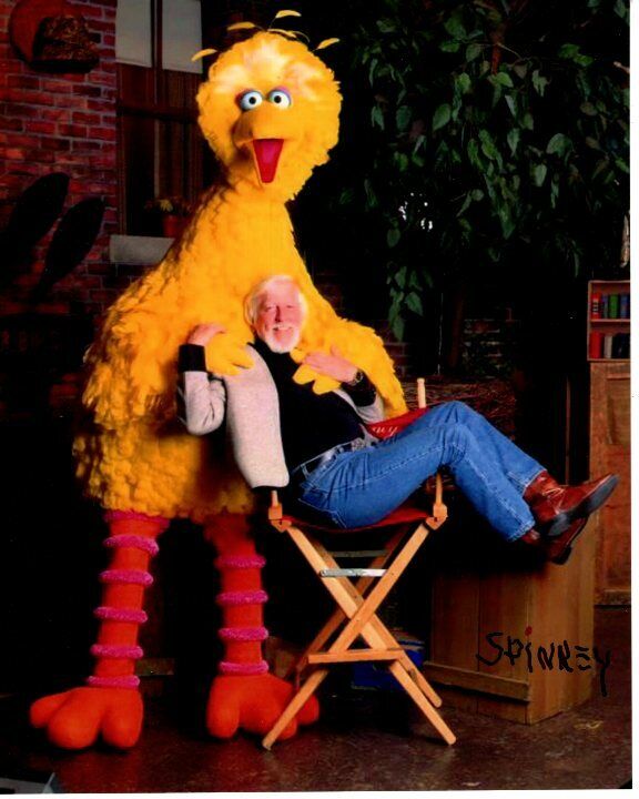 CAROLL SPINNEY signed autographed SESAME STREET BIG BIRD 8x10 Photo Poster paintinggraph