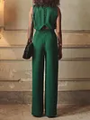 Solid Color Loose Two-Piece Suits