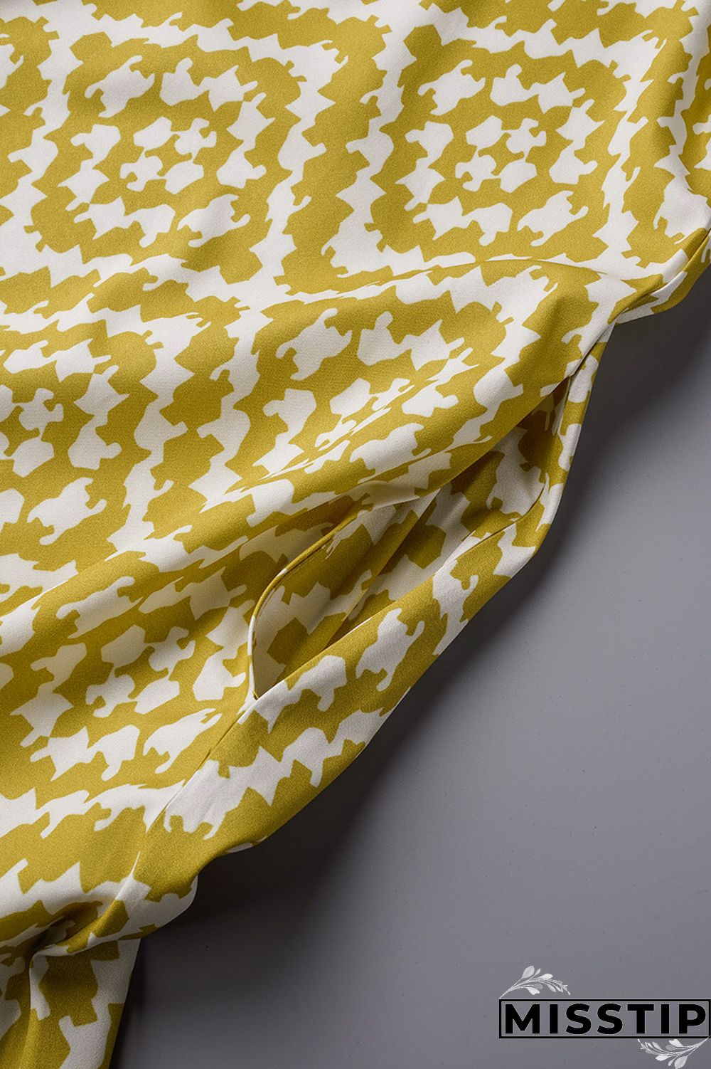 Colour Casual Print Patchwork Turndown Collar Straight Plus Size Dresses