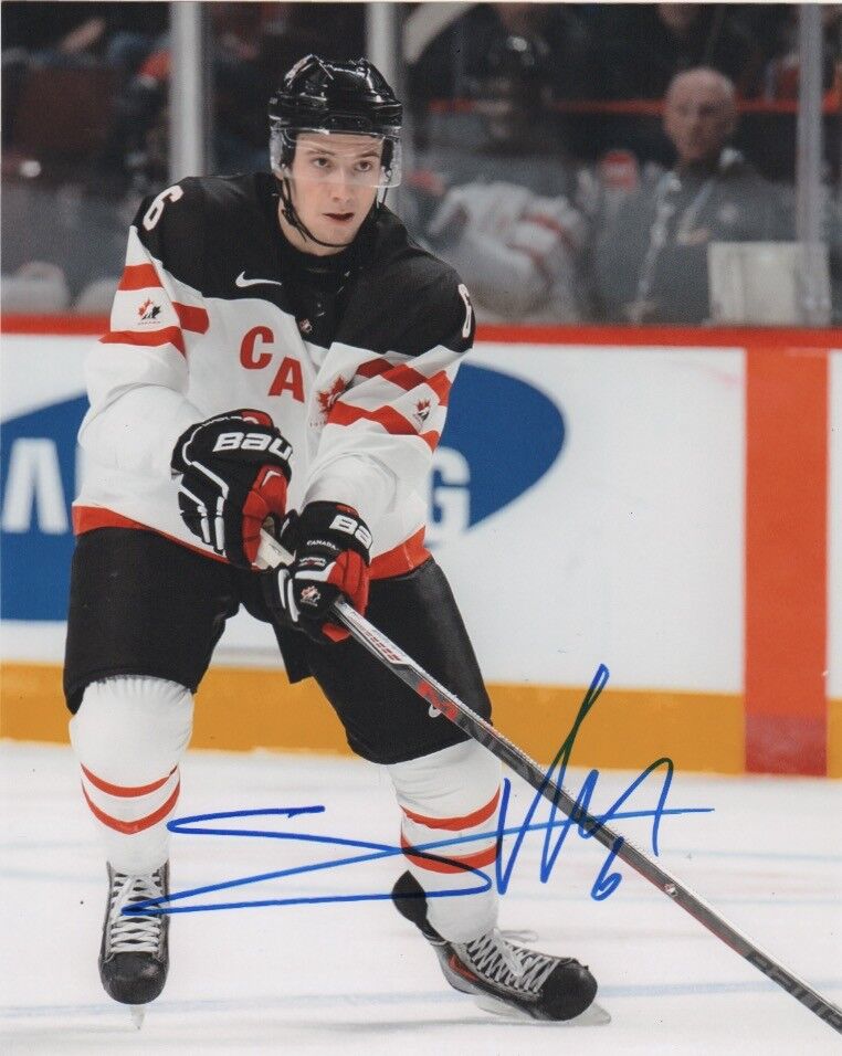 Team Canada Shea Theodore Signed Autographed 8x10 Photo Poster painting COA A