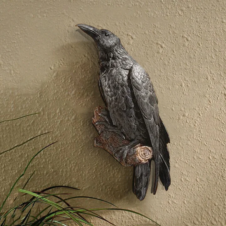 Raven's Perch Wall Sculpture