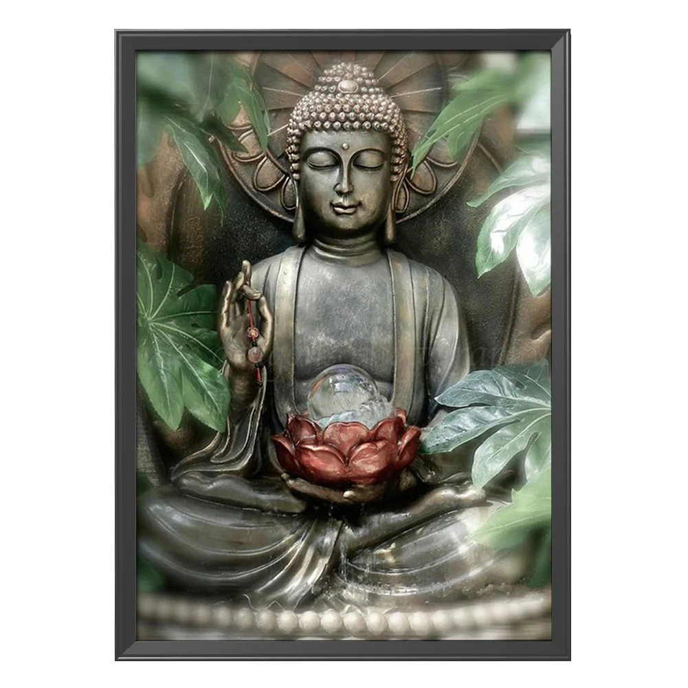 11ct Stamped Cross Stitch - Buddha Statue(40*56cm)