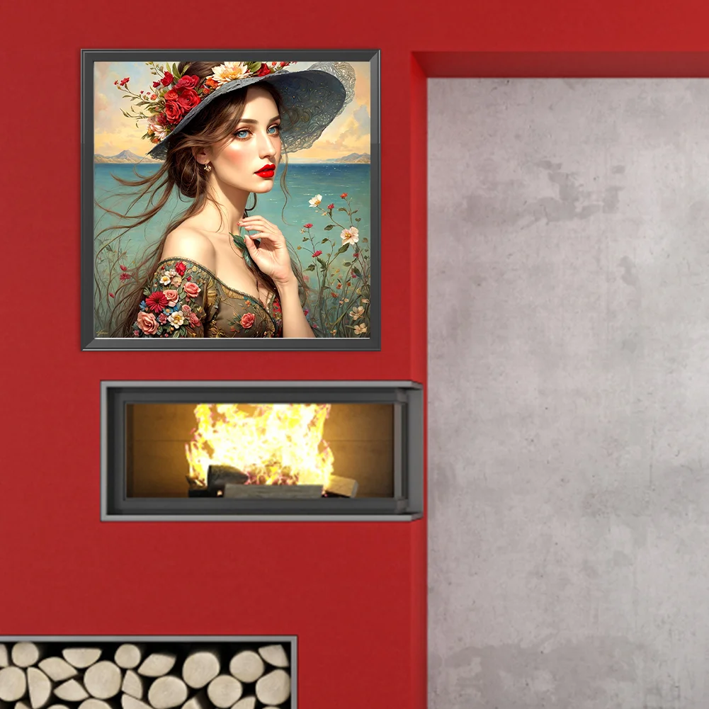 DIY Paint By Number 40*40cm - Lady