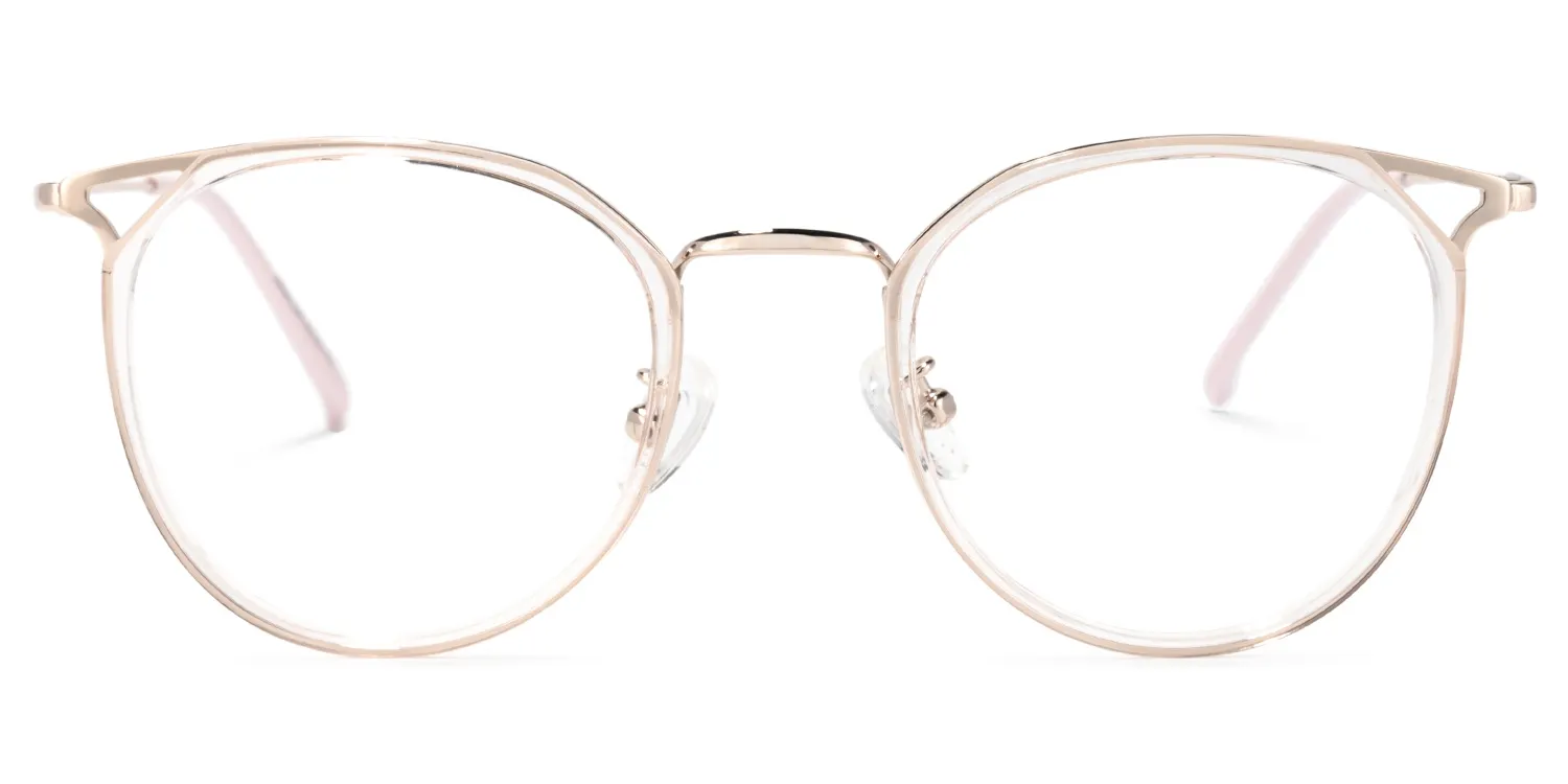 Juanita Gold Cateye Brille Gold
