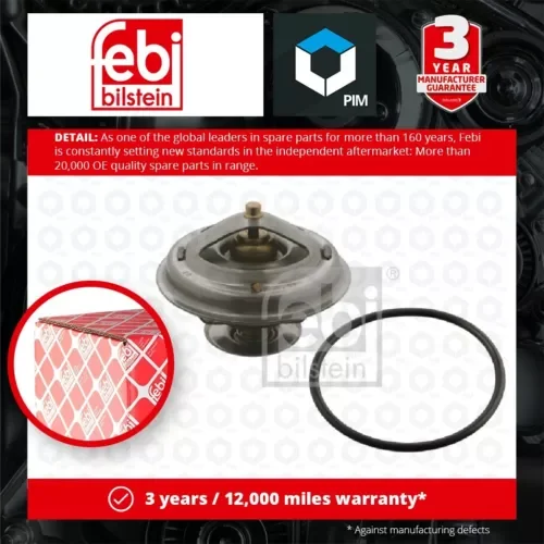 Dronehint Coolant Thermostat fits RANGE ROVER Mk2 P38A 2.5D 94 to 02 256T STC3338 Febi New Parts