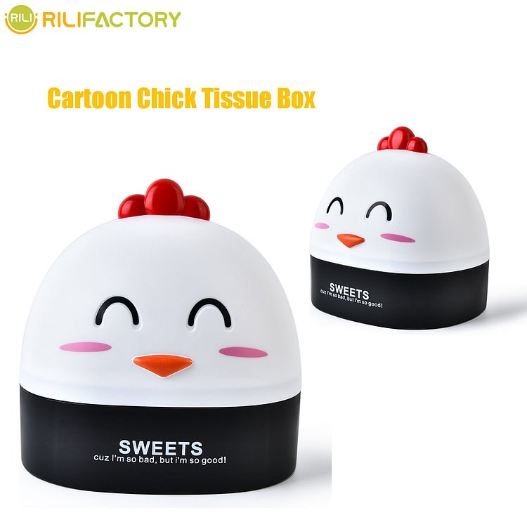 Cartoon Chick Tissue Box Rilifactory