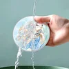 (US Only)4Pcs Acrylic Special Shape Turtle DIY Waterproof Diamond Painting Coaster