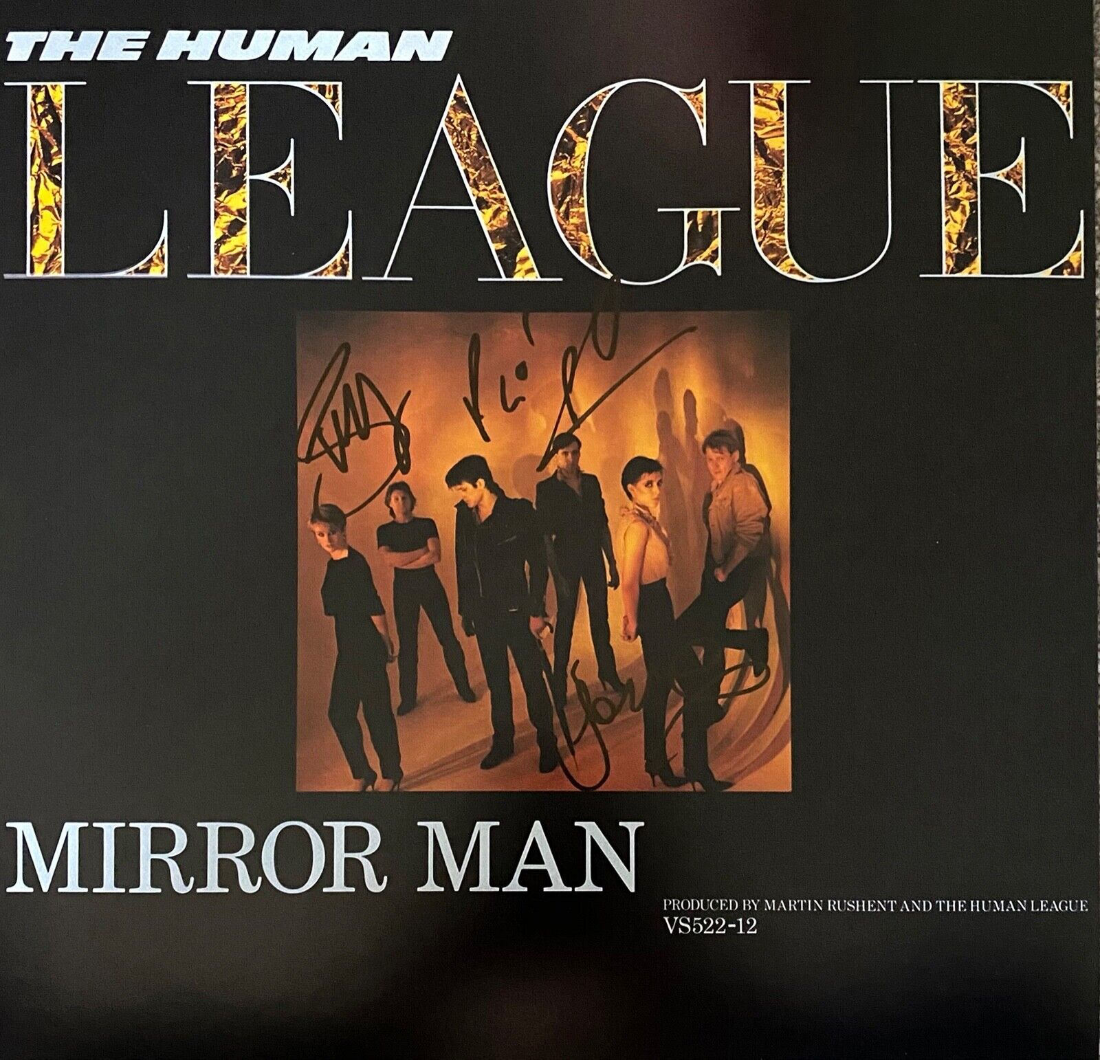 The Human League Hand Signed 12x12 Photo Poster painting - Mirror Man - Music Autograph