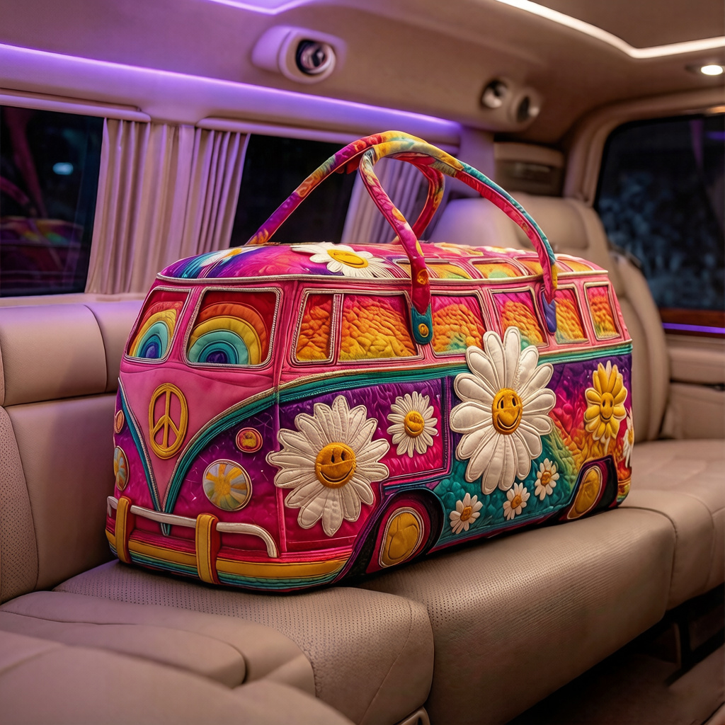 Hippie Box Quilted Travel Bag artswardrobe