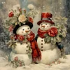 Diamond Painting-DIY Full Round Drill Snowman
