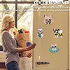 4PCS 2D/Flat Acrylic DIY Diamond Art Fridge Magnet Kit French Bulldog Design DIY Art Fridge Magnet Refrigerator Sticker Magnetic Diamond Art Decor Refrigerator Mailbox Home Decoration DIY Crafts