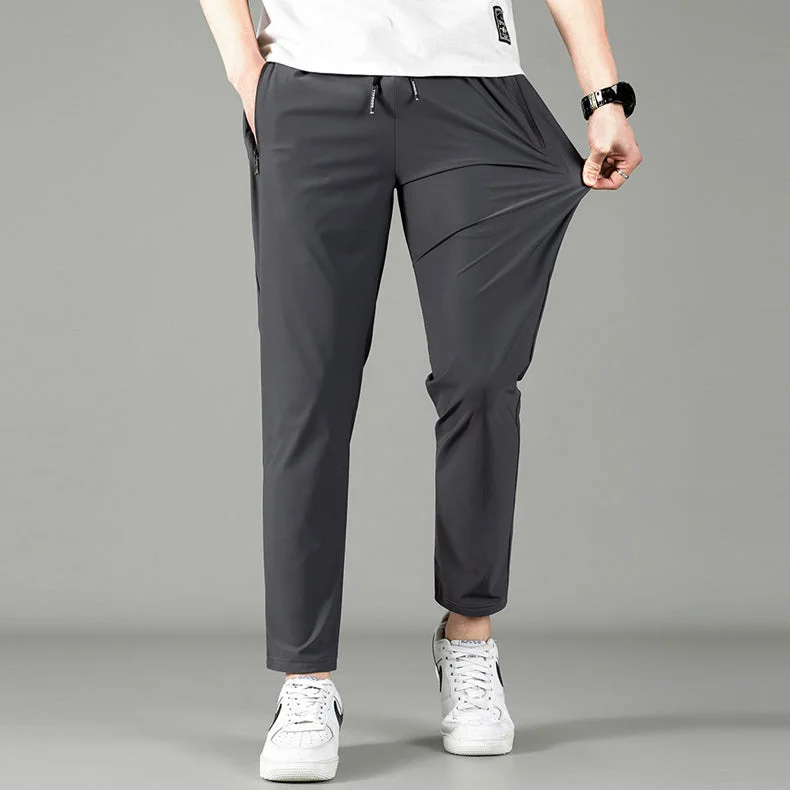 Men's Summer Quick Dry Ice Silk Sports Pants