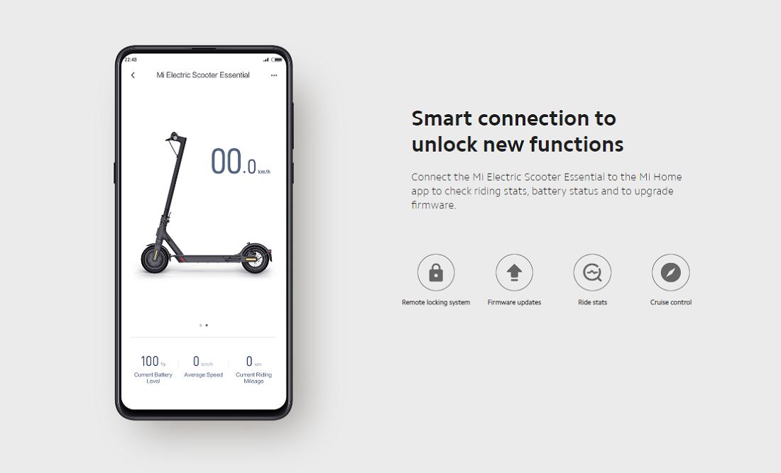 Xiaomi Mi Elektroroller Essential Lite-Versão Globale