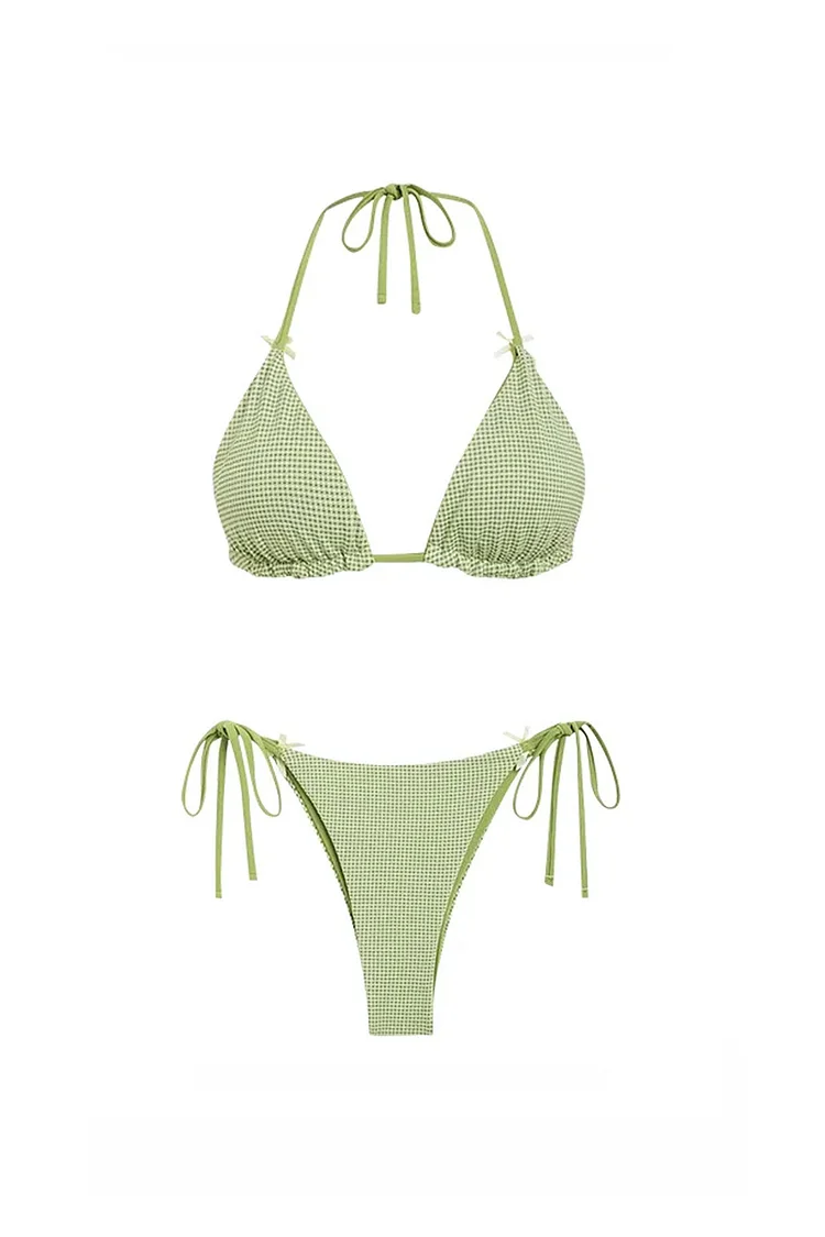 V-shaped ruffled bikini 3