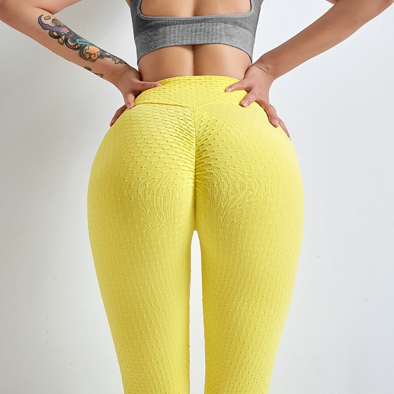 Peach Hip Yoga Pants Sports Quick-drying Seamless Elastic Leggings