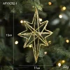 Golden Shimmer Christmas's Tree Hanging Decor Balls
