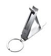 Ultra-Thin Small Stainless Steel Nail Clipper Portable Multi-function Folding Nail Clipper Keychain EDC Pocket Tool