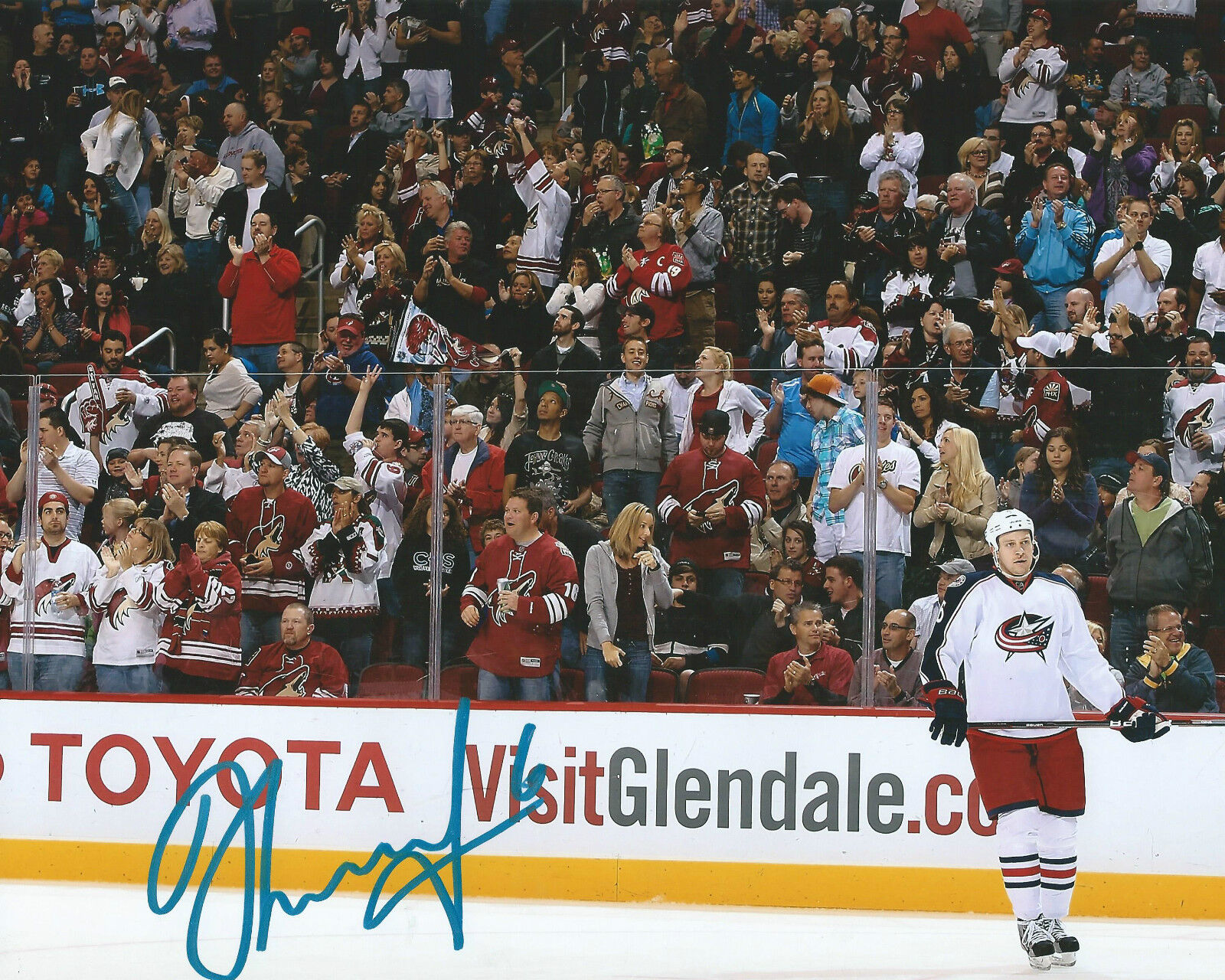 **GFA Columbus Blue Jackets *NIKITA NIKITIN* Signed 8x10 Photo Poster painting N1 COA**