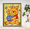 Glass Painting Winnie The Pooh 30*40cm(canvas) full round drill diamond  painting