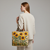 Sunflower Quited Tote Bag by Inlyline