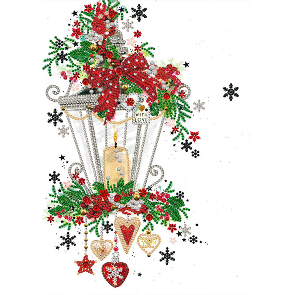 

Christmas Atmosphere - Special Shaped Diamond Painting - 30*40CM, 501 Original