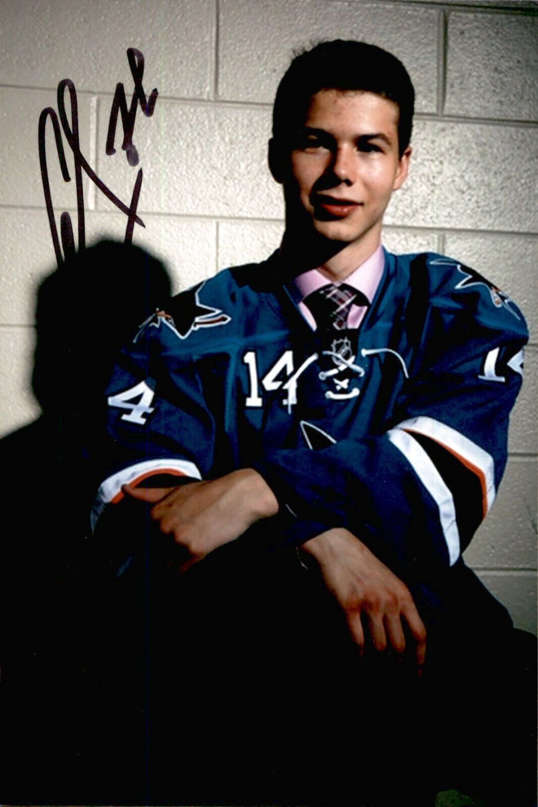 Nikolay Goldobin SIGNED 4x6 Photo Poster painting SAN JOSE SHARKS / VANCOUVER CANUCKS #11